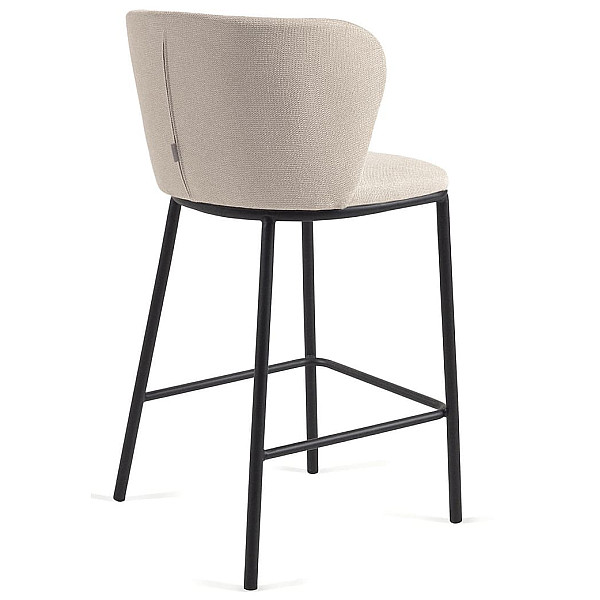 Напівбарний стілець La Forma CISELIA CC3001KY12H Бежевий тканина синель-3