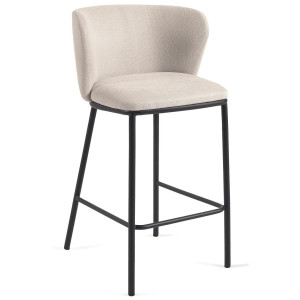 Полубарный стул La Forma CISELIA CC3001KY12H Бежевый ткань синель