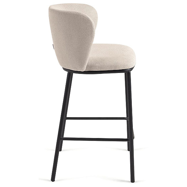 Напівбарний стілець La Forma CISELIA CC3001KY12H Бежевий тканина синель-2