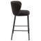 Полубарный стул La Forma CISELIA CC3001J01H Черный букле-3-thumb
