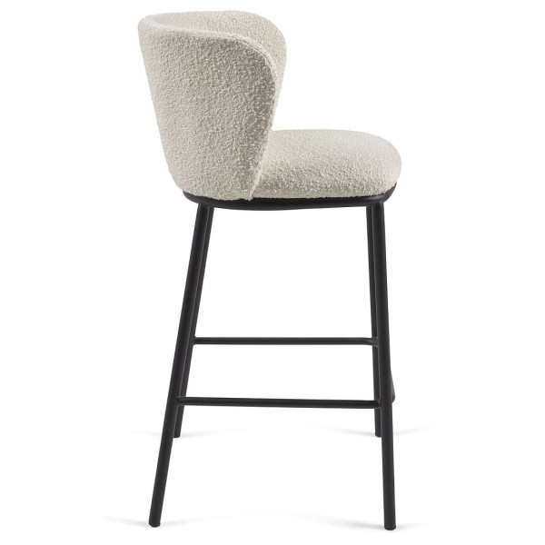 Полубарный стул La Forma CISELIA CC3001J33H Белый букле-7