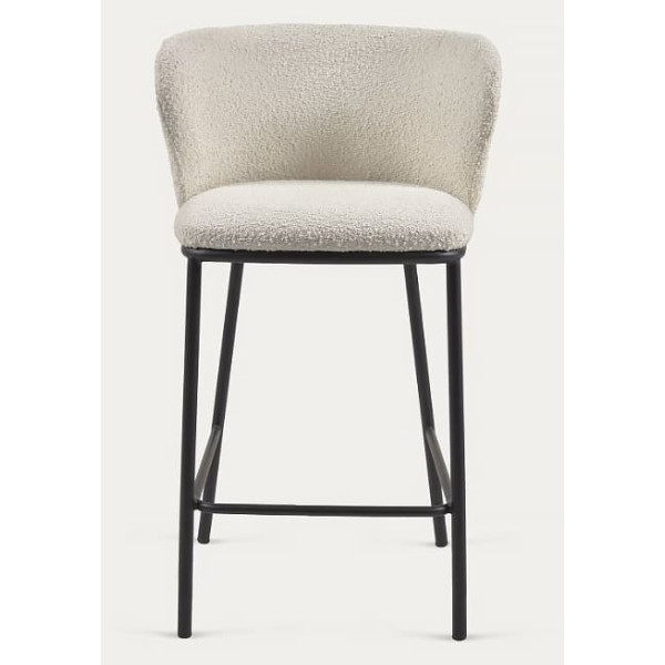 Полубарный стул La Forma CISELIA CC3001J33H Белый букле-6