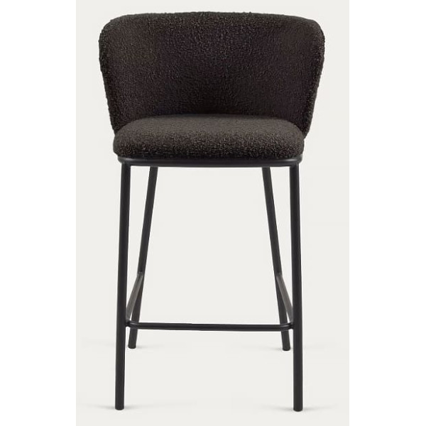 Полубарный стул La Forma CISELIA CC3001J01H Черный букле-2