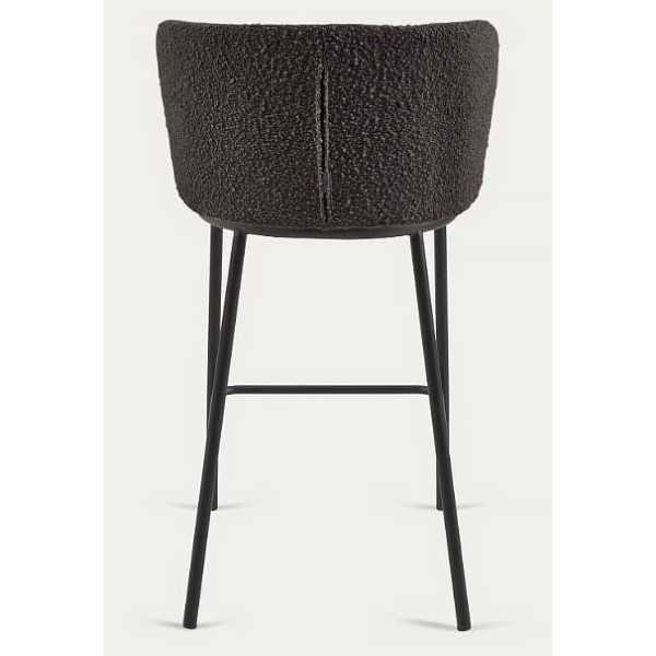 Полубарный стул La Forma CISELIA CC3001J01H Черный букле-5