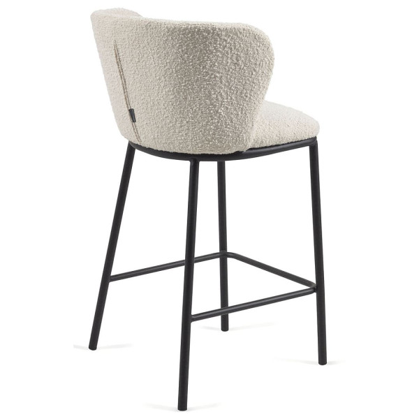 Полубарный стул La Forma CISELIA CC3001J33H Белый букле-8