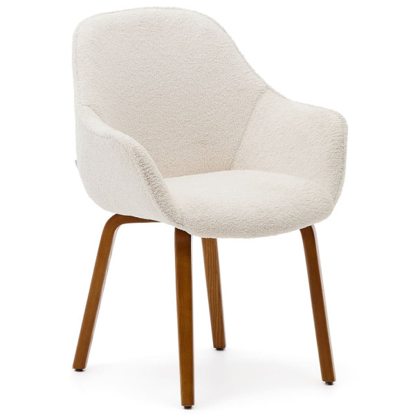 Стілець La Forma ALELI C01000116HI39 Білий букле-0