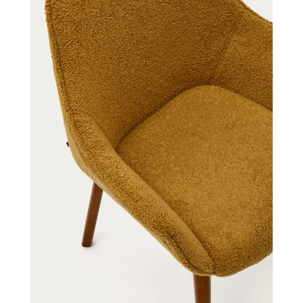 Стілець La Forma ALELI C01000116HI81 Гірчичний букле-6