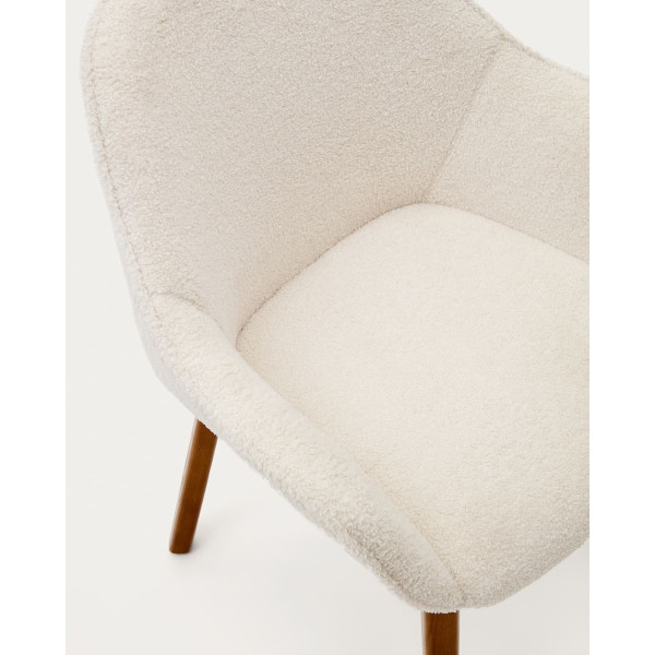 Стілець La Forma ALELI C01000116HI39 Білий букле-4