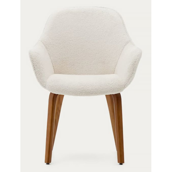 Стілець La Forma ALELI C01000116HI39 Білий букле-1