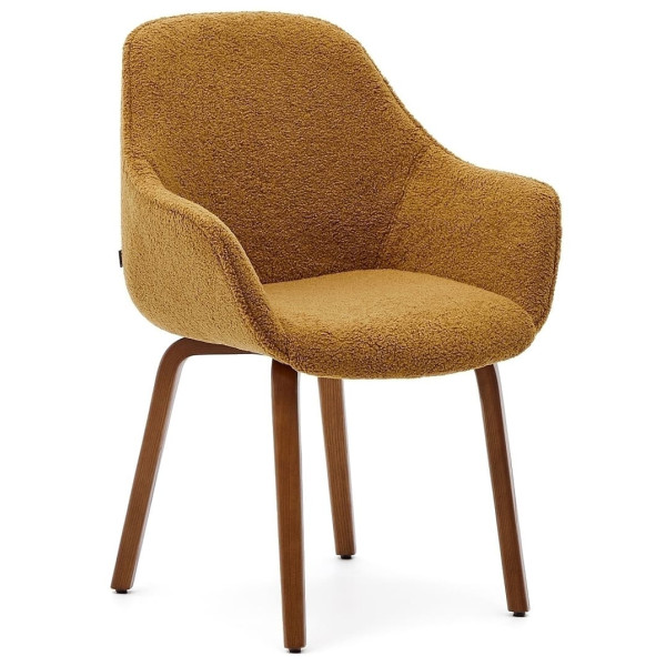 Стілець La Forma ALELI C01000116HI81 Гірчичний букле-0