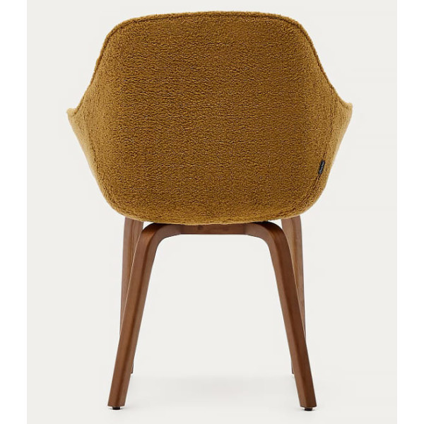 Стілець La Forma ALELI C01000116HI81 Гірчичний букле-5