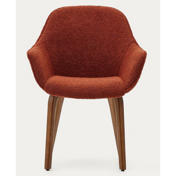Стілець La Forma ALELI C01000116HI84 Теракотовий букле-2