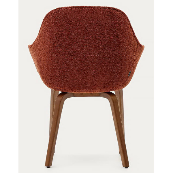 Стілець La Forma ALELI C01000116HI84 Теракотовий букле-5