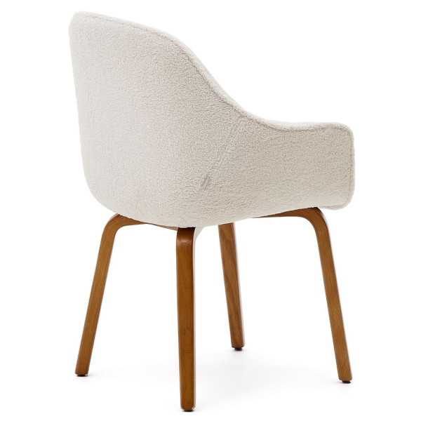 Стілець La Forma ALELI C01000116HI39 Білий букле-3