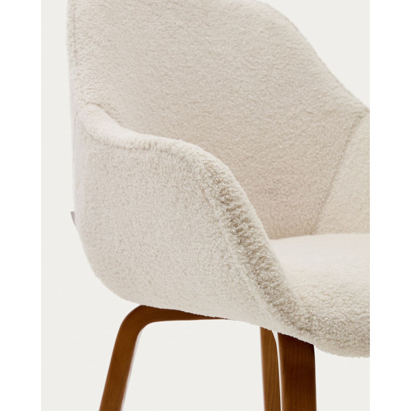 Стілець La Forma ALELI C01000116HI39 Білий букле-5