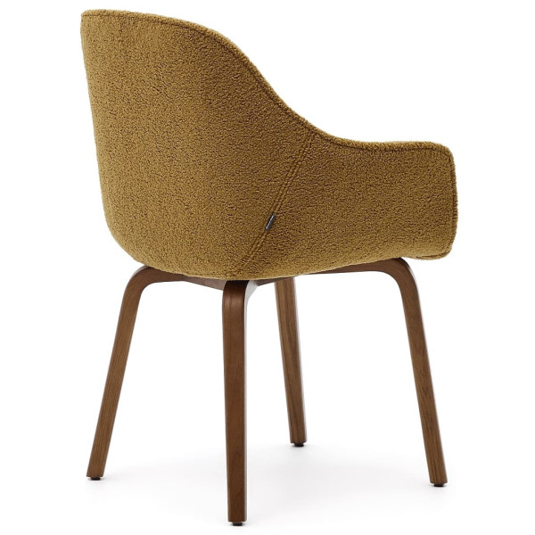 Стілець La Forma ALELI C01000116HI81 Гірчичний букле-4