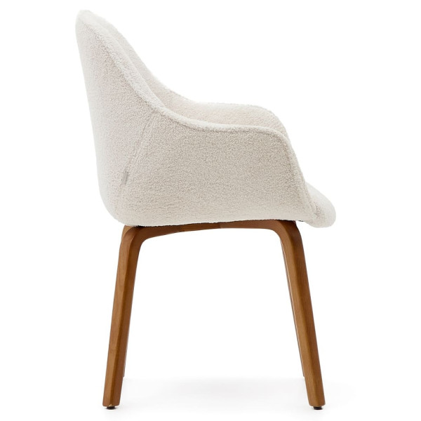 Стілець La Forma ALELI C01000116HI39 Білий букле-2