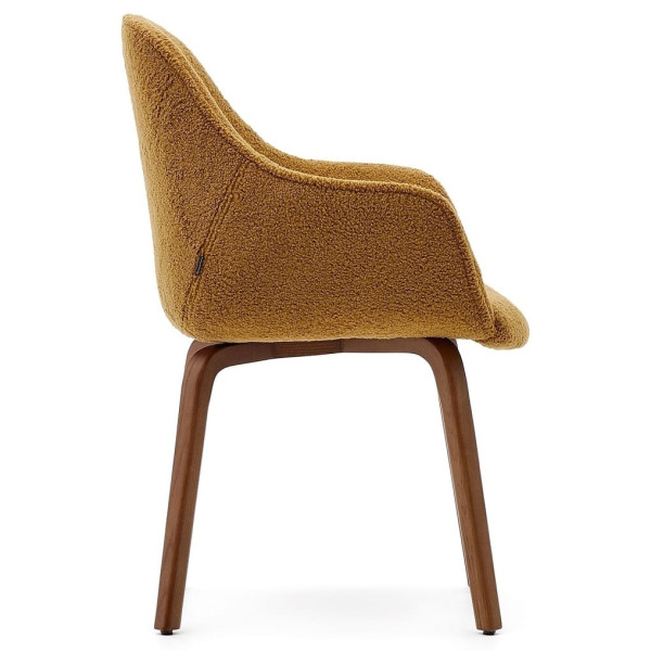 Стілець La Forma ALELI C01000116HI81 Гірчичний букле-3
