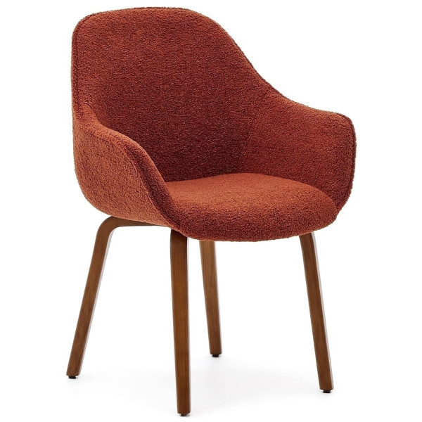 Стілець La Forma ALELI C01000116HI84 Теракотовий букле-0