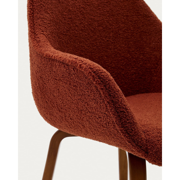 Стілець La Forma ALELI C01000116HI84 Теракотовий букле-8