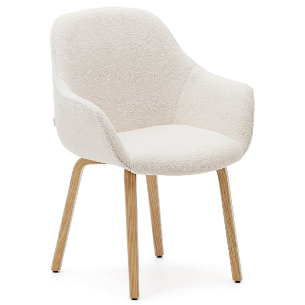 Стул La Forma ALELI C0100008HI39 Белый букле-0