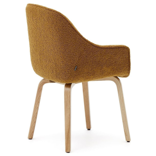 Стул La Forma ALELI C0100008HI81 Горчичный букле-4