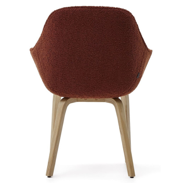 Стілець La Forma ALELI C0100008HI84 Теракотовий букле-2