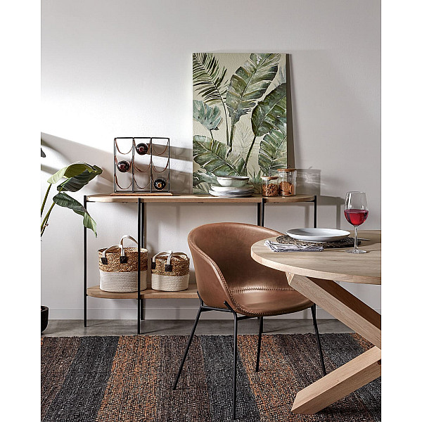 Стілець La Forma ZADINE CC1084U10 Коричневий екошкіра-4