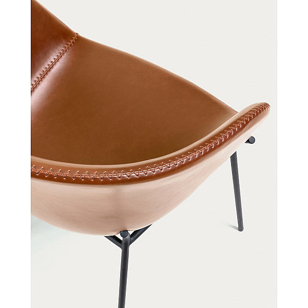 Стілець La Forma ZADINE CC1084U10 Коричневий екошкіра-8