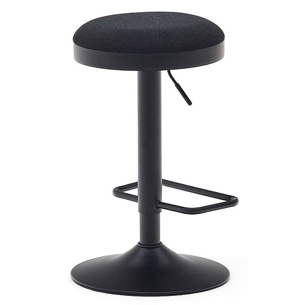 Барный стул La Forma ZAIB C0600009SO01 Черный ткань синель-2