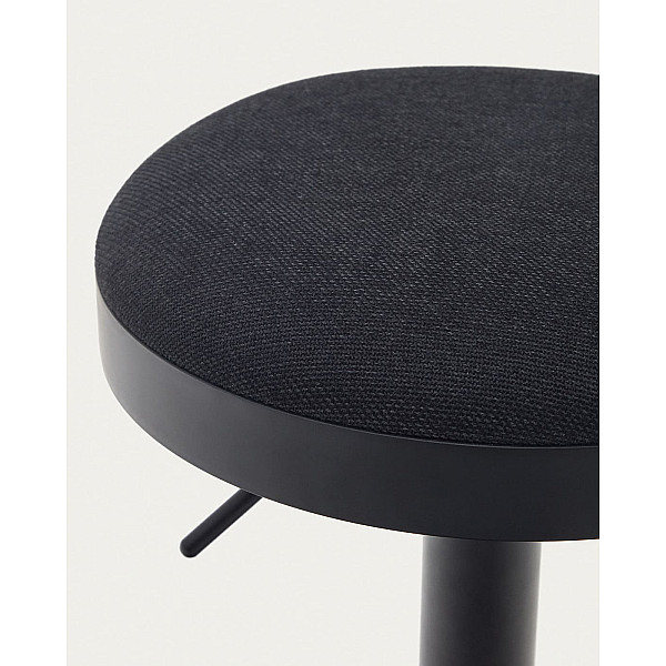 Барный стул La Forma ZAIB C0600009SO01 Черный ткань синель-7