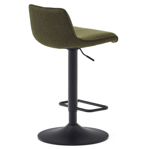 Барный стул La Forma ZENDA C0600012SO06 Темно-зеленый ткань синель-6