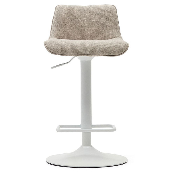 Барний стілець La Forma ZENDA C0600013SO11 Бежевий тканина синель-4