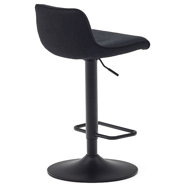 Барный стул La Forma ZENDA C0600012SO01 Черный ткань синель-6