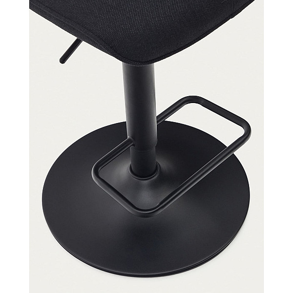 Барный стул La Forma ZENDA C0600012SO01 Черный ткань синель-10