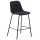 Напівбарний стілець La Forma Zunilda C0600038SO01 Чорний тканина синель