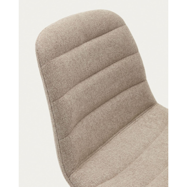 Напівбарний стілець La Forma Zunilda C0600038SO11 Бежевий тканина синель-6