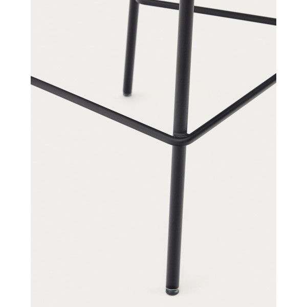 Полубарный стул La Forma Zunilda C0600038SO01 Черный ткань синель-9