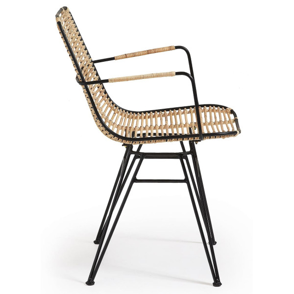 Стілець-крісло з ротанга La Forma ASHANTI C824E01-3