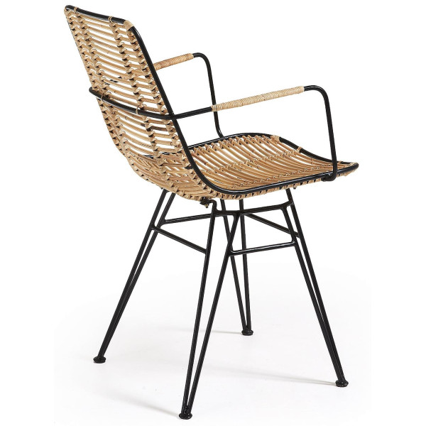 Стілець-крісло з ротанга La Forma ASHANTI C824E01-4