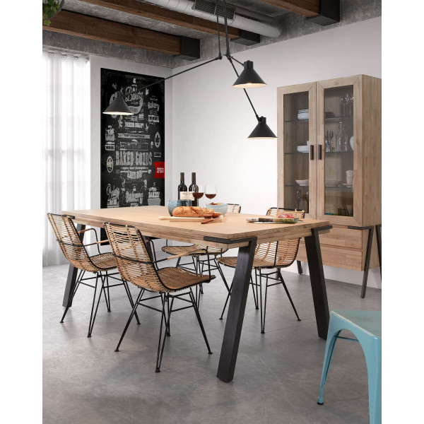 Стілець-крісло з ротанга La Forma ASHANTI C824E01-2