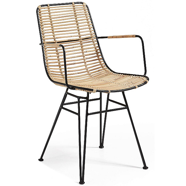 Стілець-крісло з ротанга La Forma ASHANTI C824E01-0