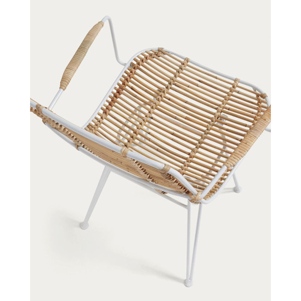 Стул-кресло из ротанга La Forma ASHANTI C824E05-3