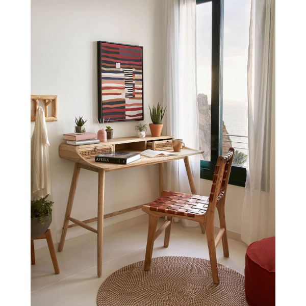 Стілець La Forma Calixta CC1949P10 Коричневий-2