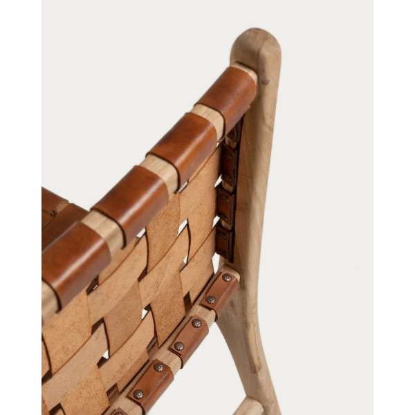 Стілець La Forma Calixta CC1949P10 Коричневий-9