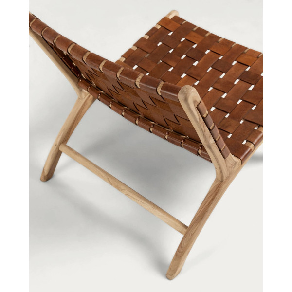 Стілець-крісло La Forma Calixta CC1947P10 Коричневий-6