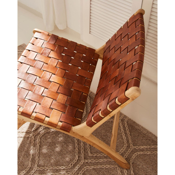 Стілець-крісло La Forma Calixta CC1947P10 Коричневий-2