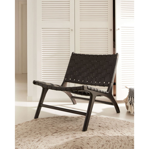 Стілець-крісло La Forma Calixta CC1947P01 Чорний-3