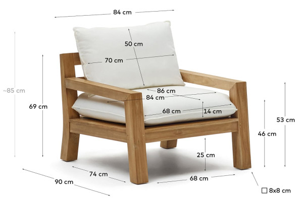 Крісло La Forma FORCANERA J1700017JJ05-12