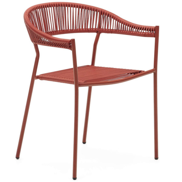 Стілець La Forma FUTADERA J0600043FF86 Теракотовий-0